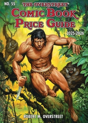 Paperback of The Overstreet Comic Book Price Guide #55 by Gemstone Publishing, featuring the cover of the 2025-2026 edition.