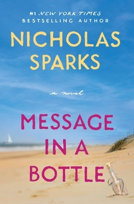 Paperback message in a bottle book by Grand Central Publishing with a white cover and nautical-themed design.