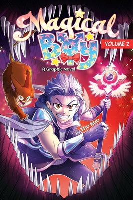 Paperback of Magical Boy Volume 2 graphic novel by Graphix, showing the cover with colorful artwork and title text.