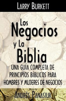 Paperback book titled "Los Negocios y La Biblia" by Grupo Nelson, featuring a cover with religious and business themes.