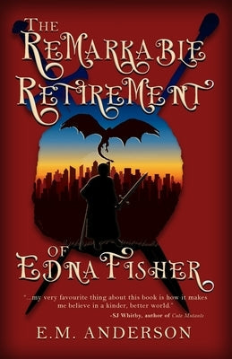 Paperback of The Remarkable Retirement of Edna Fisher by Hansen House, featuring a colorful book cover image.