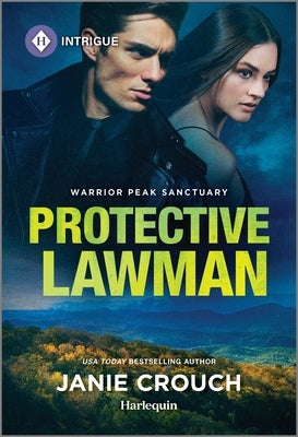 Mass market paperbound book titled Protective Lawman by Harlequin Intrigue featuring a suspenseful cover image.