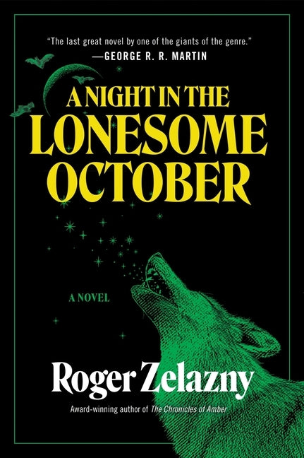 Paperback of "A Night in the Lonesome October" by Harper Voyager featuring a dark, atmospheric cover with mysterious artwork.