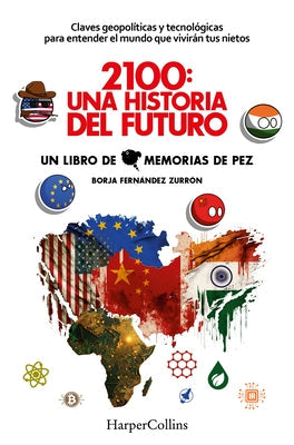 Paperback of 2100: Una Historia del Futuro by HarperCollins, showing the book cover with title and author details.