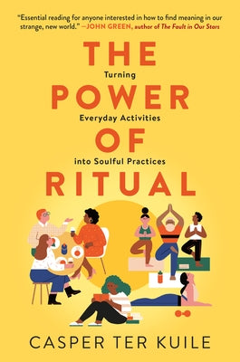 Paperback book titled "The Power of Ritual" by HarperOne, featuring a cover with serene, spiritual imagery about soulful practices.