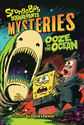 Paperback of Ooze in the Ocean from Spongebob Squarepants Mysteries series by Harry N. Abrams, featuring ocean and character illustrations.