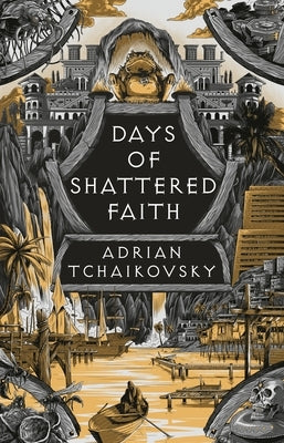Paperback book titled "Days of Shattered Faith" by Head of Zeus, featuring a dark, atmospheric cover design.