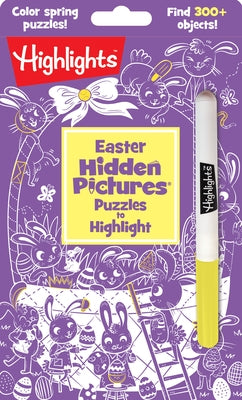 Highlights Press Easter Hidden Pictures puzzles in paperback, featuring fun and engaging holiday-themed hidden image activities.