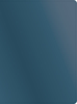 CSB Apologetics Study Bible for Students with metallic blue Leathertouch cover by Holman Bibles, open to study pages.