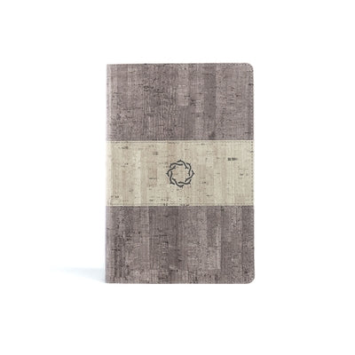 KJV Essential Teen Study Bible in Weathered Grey Leathertouch cover by Holman Bibles, with indexed pages and study features.