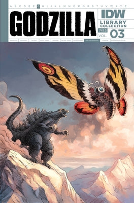 Paperback of Godzilla Library Collection, Volume 3 by IDW Publishing featuring cover art of the iconic monster.