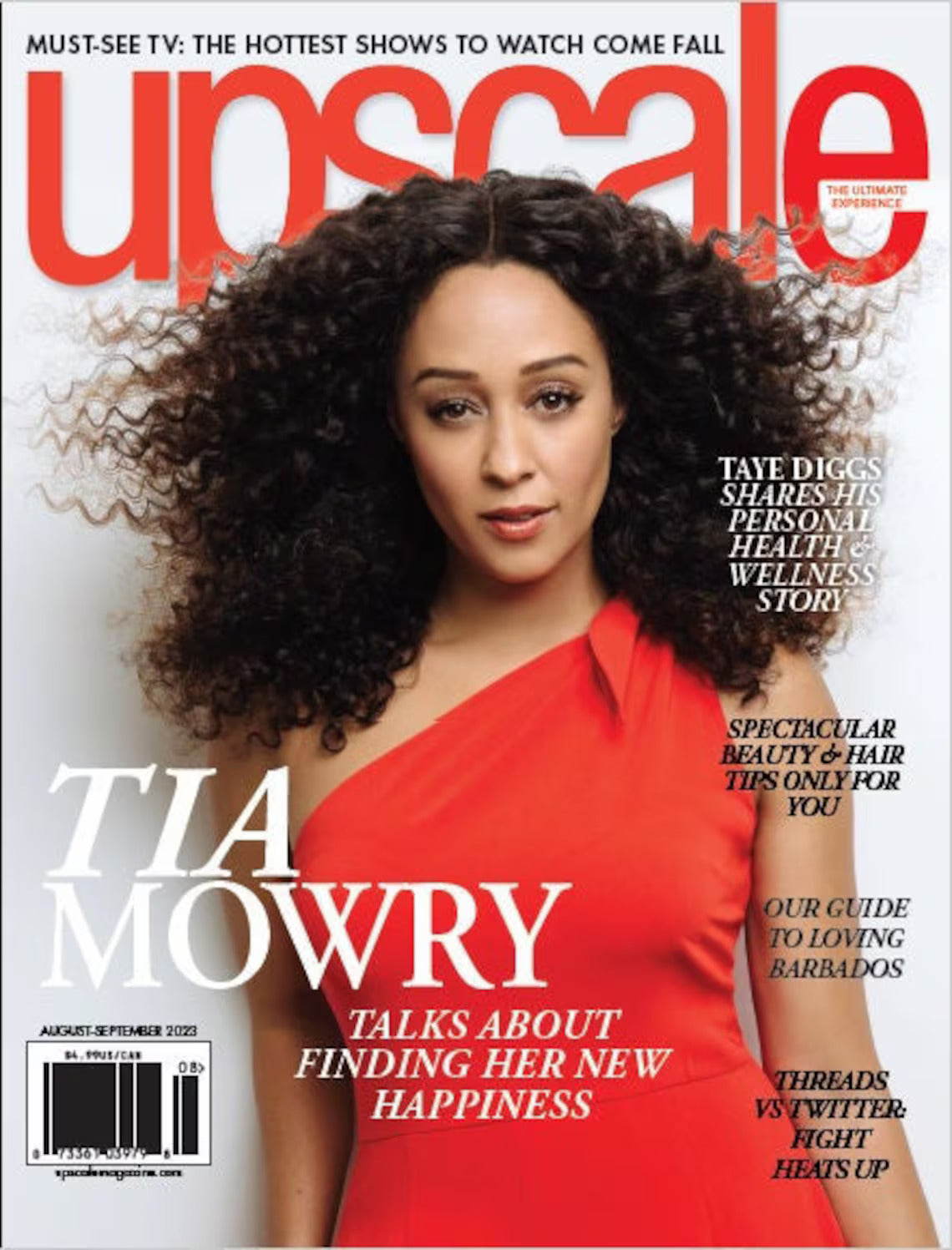 Upscale Magazine cover featuring elegant design and vibrant imagery showcasing luxury lifestyle and fashion trends.