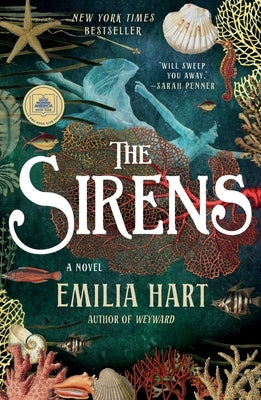 Paperback of The Sirens by St. Martin's Griffin featuring a cover with ocean waves and mythical siren illustrations.