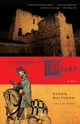 Paperback of "Company of Liars" by Delta, showing the book cover with title and author text on a plain background.