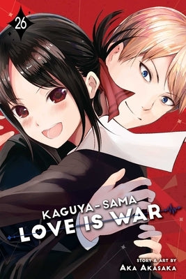 Paperback of Kaguya-Sama: Love Is War, Vol. 26 manga by Viz Media, featuring colorful cover art with characters from the series.
