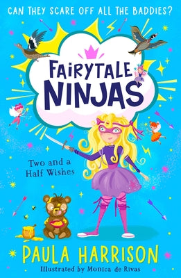 Paperback of "Two and a Half Wishes" by HarperCollins Children's Books, showing the book cover with whimsical illustrations.