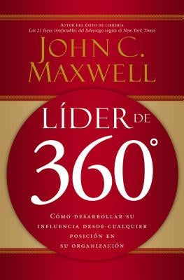 Paperback book titled "Líder de 360°" by Harperenfoque, showing a close-up of the front cover with text and design elements.
