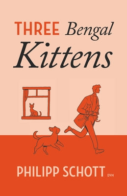 Three Bengal kittens resting on a soft blanket, featured on the cover of the paperback mystery novel "Three Bengal Kittens" by ECW Press.