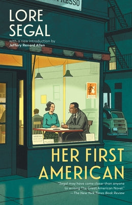 Paperback of Her First American by New Press, showing the book cover with title and author details.