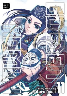 Paperback of Golden Kamuy, Vol. 11 manga by Viz Media featuring cover art with characters from the series.
