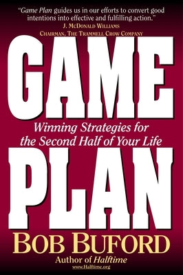 Paperback book titled "Game Plan: Winning Strategies for the Second Half of Your Life" by Zondervan, with a colorful cover design.