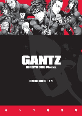 Paperback Gantz Omnibus Volume 11 by Dark Horse Manga, featuring cover art with characters from the series.