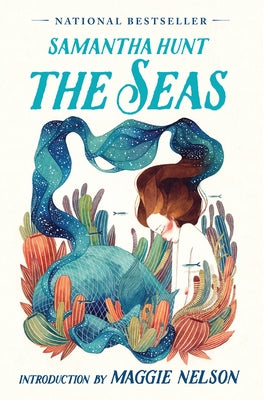 Paperback of "The Seas" by Tin House, showing the book cover with ocean-themed artwork and title text.