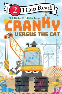 Paperback of Cranky Versus the Cat by HarperCollins showing the book cover with colorful illustrations and title text.