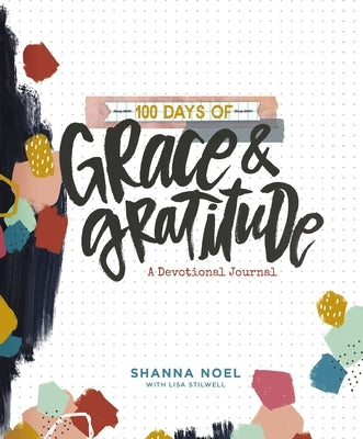 Paperback devotional journal titled "100 Days of Grace and Gratitude" by Dayspring Publishing, featuring a soft cover and inspirational design.