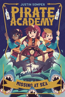 Paperback of Pirate Academy: Missing at Sea by Penguin Workshop, showing the book cover with pirate-themed artwork and title.