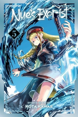 Paperback of Nue's Exorcist, Vol. 5 manga by Viz Media featuring cover art of characters and title text.