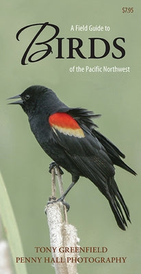 Paperback "A Field Guide to Birds of the Pacific Northwest" by Harbour Publishing, featuring colorful bird illustrations.