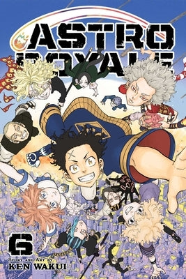 Astro Royale Volume 6 paperback by Viz Media, featuring colorful manga cover art with characters in dynamic poses.