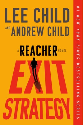 Paperback copy of Exit Strategy: A Reacher Novel by Bantam, showing the book cover with title and author's name.