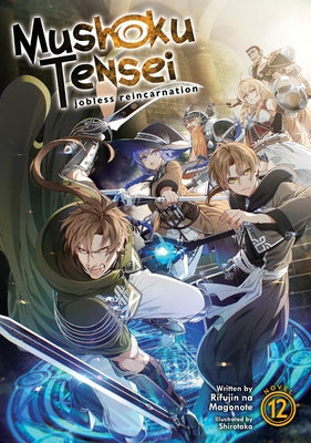 Paperback of Mushoku Tensei: Jobless Reincarnation Vol. 12 light novel by Airship, showing the front cover with artwork.