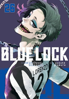 Blue Lock 26 paperback manga by Kodansha Comics featuring cover art with dynamic soccer-themed illustrations.