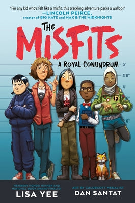 Paperback copy of "A Royal Conundrum" by The Misfits, published by Yearling Books, featuring a colorful cover illustration.