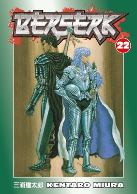 Dark Horse Manga Berserk Volume 22 paperback with detailed cover art featuring characters from the fantasy manga series.