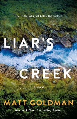Paperback of Liar's Creek novel by Minotaur Books, showing the book cover with title and author details.