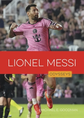 Creative Paperbacks Lionel Messi paperback book cover featuring a portrait of the famous soccer player.