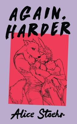 Paperback of "Again, Harder" by Amethyst Editions, featuring the book cover with bold title and artistic design.