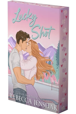 Paperback of Lucky Shot: A Hockey Romance by Podium Publishing, showing the book cover with hockey-themed artwork.