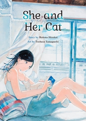 Paperback of "She and Her Cat" by Vertical Comics featuring the cover art with a cat and a girl sitting together.