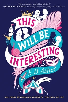 Paperback of "This Will Be Interesting" by Avon Books showing the book cover with colorful artwork and title text.