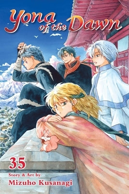 Paperback of Yona of the Dawn, Volume 35 by Viz Media featuring colorful manga cover art with characters and title text.