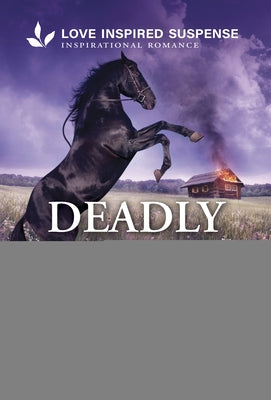 Cover image of the Deadly Ranch Refuge mass market paperback by Love Inspired Suspense featuring a suspenseful ranch scene.
