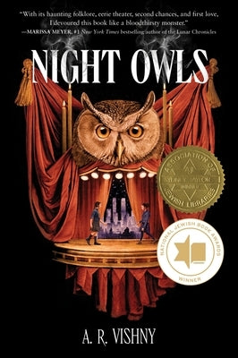 Paperback of Night Owls by HarperCollins, featuring the book cover with night owl illustrations and award recognition text.