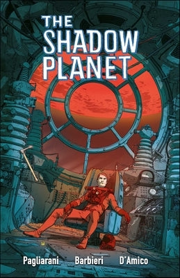 Paperback comic book titled The Shadow Planet by Image Comics, featuring cover art with cosmic and shadowy themes.