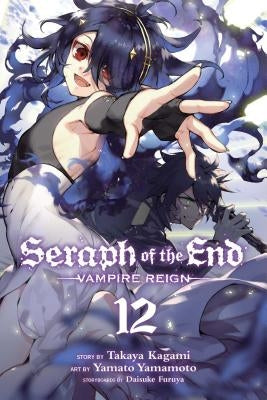 Paperback of Seraph of the End, Volume 12 by Viz Media showing the cover art with characters from the manga series.