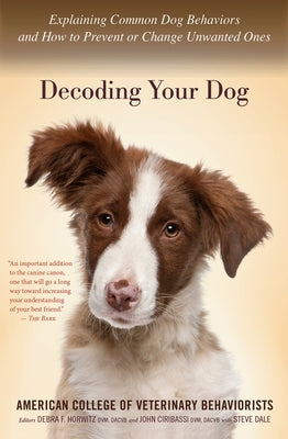 Paperback of Decoding Your Dog book by Harvest Publications showing the cover with dog illustrations and title text.